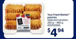 Walmart Your Fresh Market pastries offer