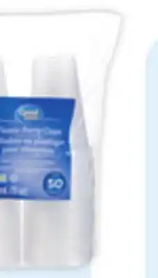 Walmart Great Value red, clear or colour cups offer
