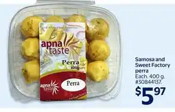Walmart Samosa and Sweet Factor perra offer