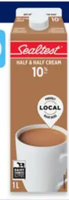 Walmart Sealtest 5% or 10% cream, 1% buttermilk or Lactantia 10% cream offer