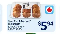 Walmart Your Fresh Market croissants offer