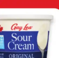 Walmart Gay Lea lactose-free sour cream offer