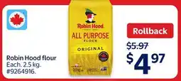Walmart Robin Hood flour offer