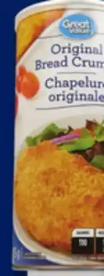 Walmart Great Value bread crumbs offer