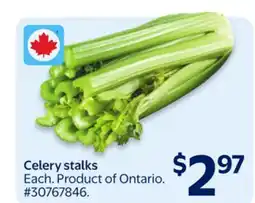 Walmart Celery stalks offer