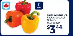 Walmart Rainbow peppers offer