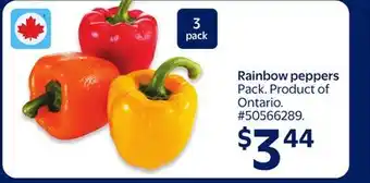 Walmart Rainbow peppers offer