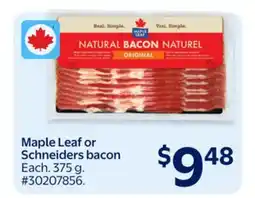 Walmart Maple Leaf or Schneiders bacon offer
