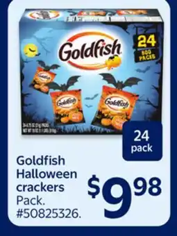 Walmart Goldfish Halloween crackers offer