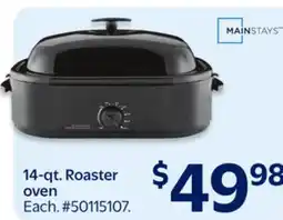 Walmart 14-qt. Roaster oven offer