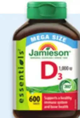 Walmart Jamieson mega size vitamin D3 offer