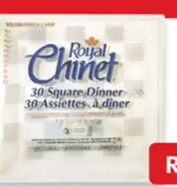 Walmart Royal Chinet square plates 30s offer