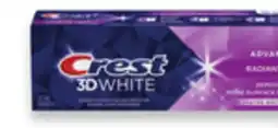 Walmart Crest 3D White Advanced Toothpaste 70ml offer
