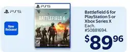 Walmart Battlefield 6 for PlayStation 5 offer
