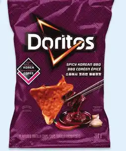 Walmart Doritos Spicy Korean BBQ flavoured tortilla chips offer