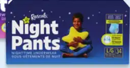 Walmart Boys' Rascals Night Pants nighttime underwear offer