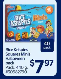 Walmart Rice Krispies Squares Minis Halloween pack offer
