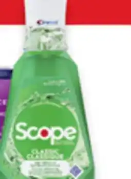 Walmart Crest Scope mouthwash 1L offer