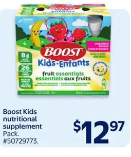 Walmart Boost Kids nutritional supplement offer