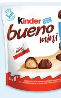 Walmart KINDER BUENO Mini 18-pack 97 g offer