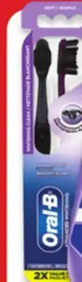 Walmart Oral-B charcoal toothbrushes 2-pack offer
