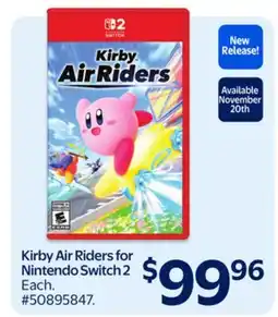 Walmart Kirby Air Riders for Nintendo Switch 2 offer