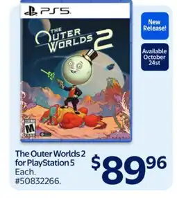 Walmart The Outer Worlds 2 for PlayStation5 offer