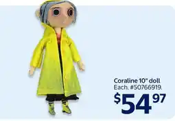 Walmart Coraline 10 doll offer