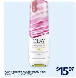 Walmart Olay Indulgent Moisture body wash offer