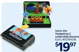 Walmart Sonic the Hedgehog 2 collectible diorama offer