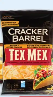 Walmart Cracker Barrel Cheese Shreds 320 g offer