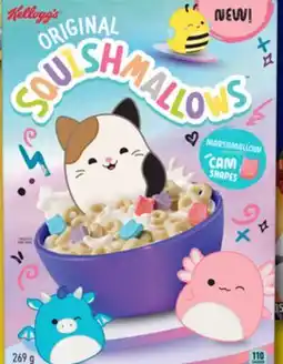 Walmart Kellogg's Squishmallows cereal offer