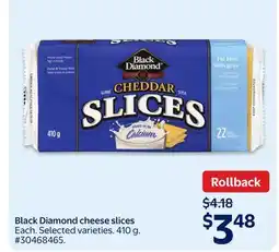 Walmart Black Diamond cheese slices offer