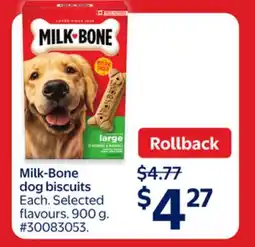 Walmart Milk-Bone dog biscuits offer