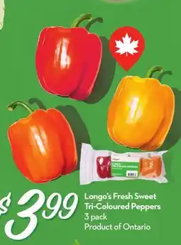 Longo's Longo's Fresh Sweet Tri-Coloured Peppers offer