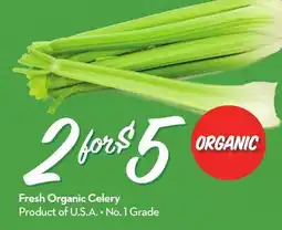 Longo's Fresh Organic Celery offer