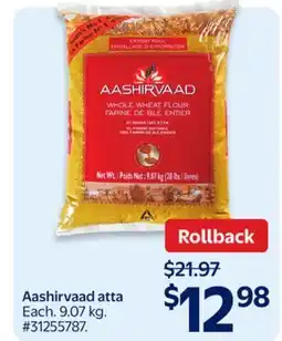 Walmart Aashirvaad atta offer