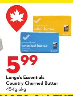 Longo's Longo's Essentials Country Churned Butter offer