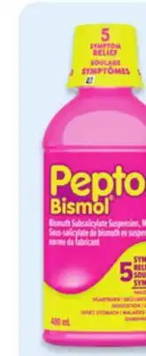 Walmart Pepto Bismol liquid or chewables offer