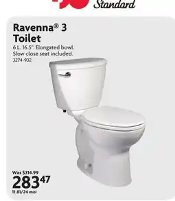 Home Hardware Ravenna 3 Toilet offer