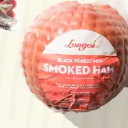 Longo's Longo's Black Forest or Honey Maple Smoked Ham Mini offer