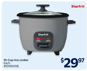 Walmart 10-Cup rice cooker offer