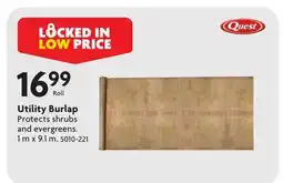 Home Hardware Utility Burlap offer