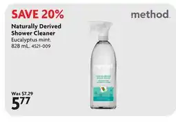 Home Hardware Naturally Derived Shower Cleaner offer