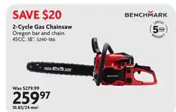 Home Hardware 2-Cycle Gas Chainsaw offer