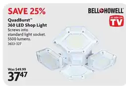 Home Hardware QuadBurst 360 LED Shop Light offer