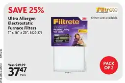 Home Hardware Ultra Allergen Electrostatic Furnace Filters offer