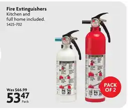 Home Hardware Fire Extinguishers offer