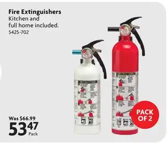 Home Hardware Fire Extinguishers offer
