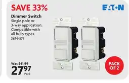 Home Hardware Dimmer Switch offer